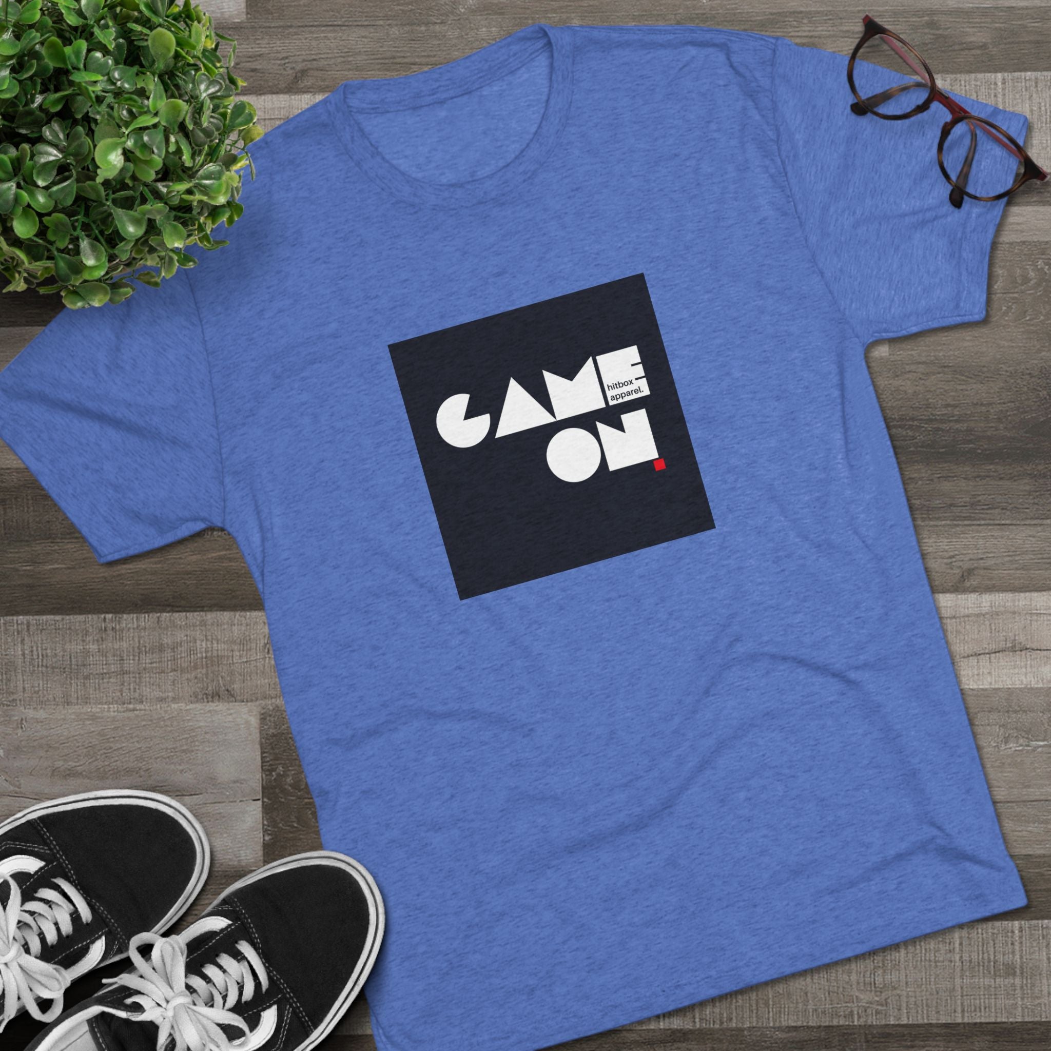 GAME ON | White Text on Black