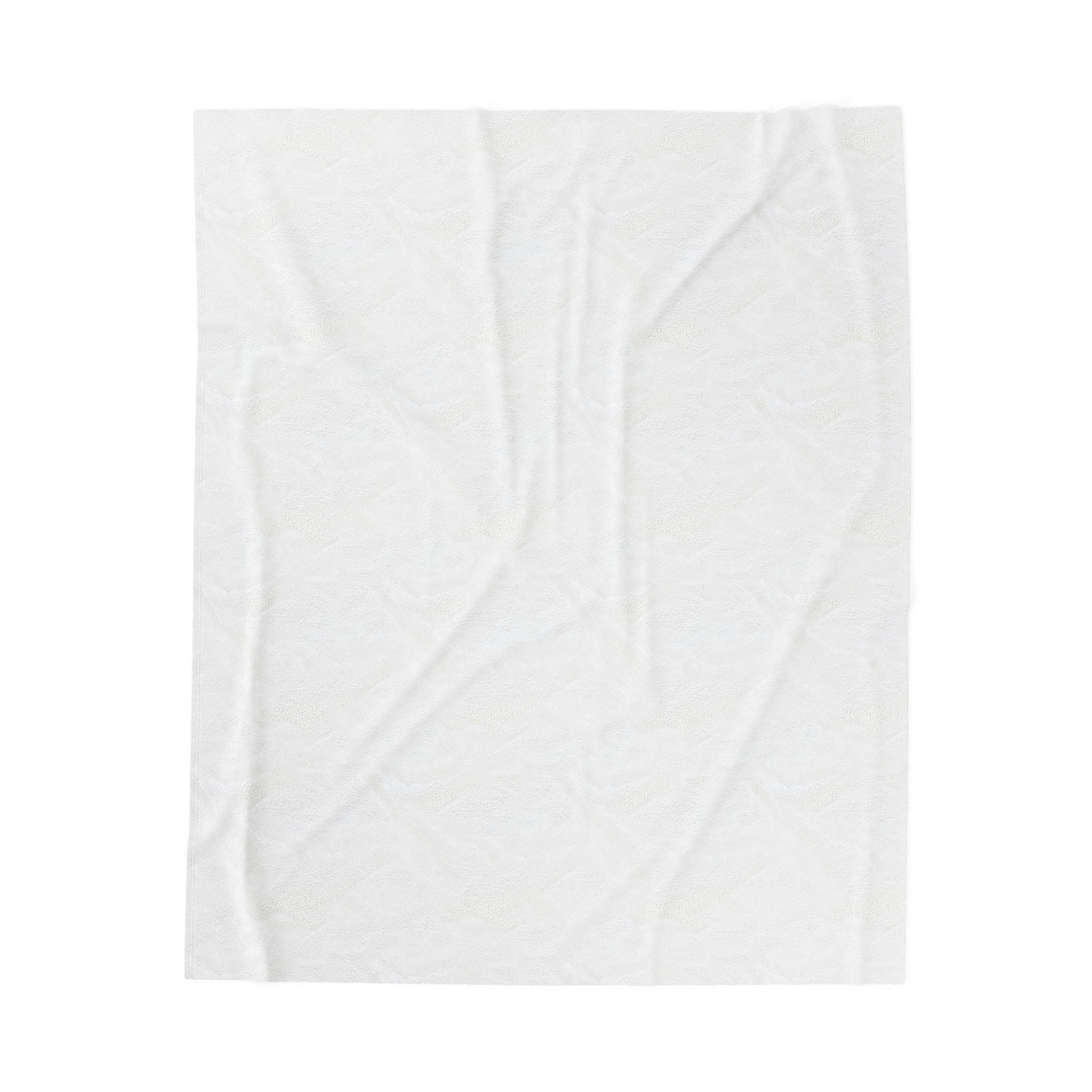 Retro 'HITBOX APPAREL' Velveteen Plush Blanket | Cozy Throw