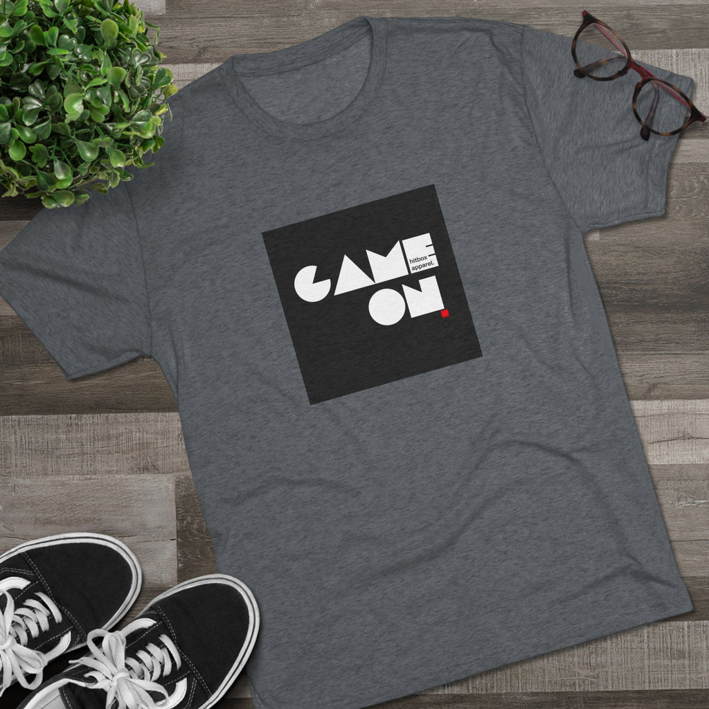 GAME ON | White Text on Black