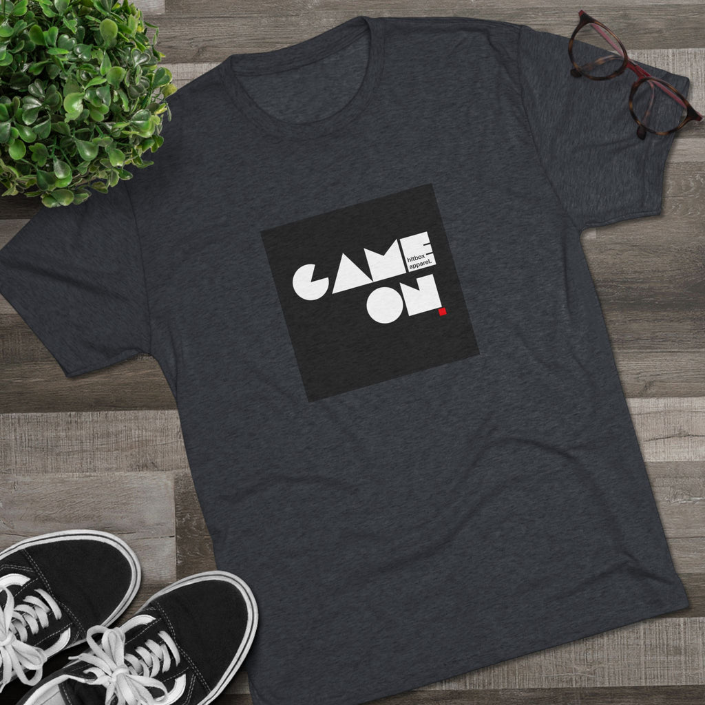 GAME ON | White Text on Black