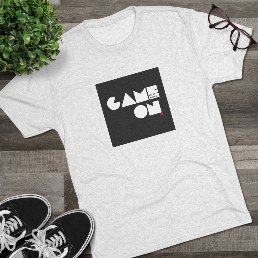 GAME ON | White Text on Black