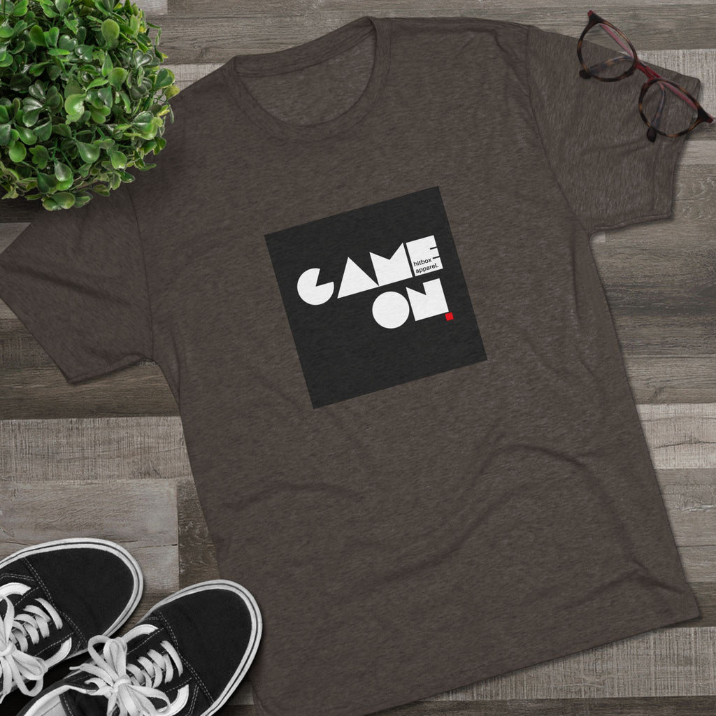 GAME ON | White Text on Black