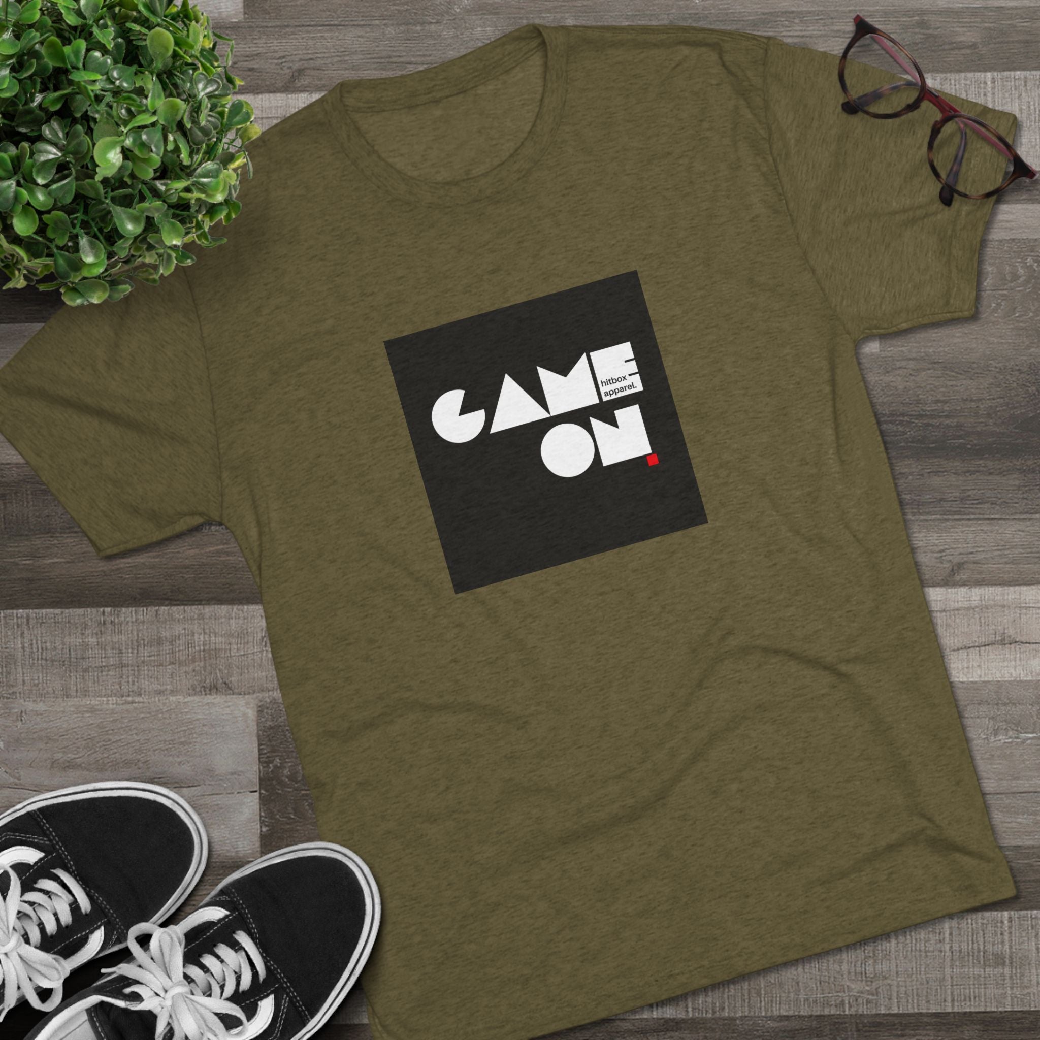 GAME ON | White Text on Black