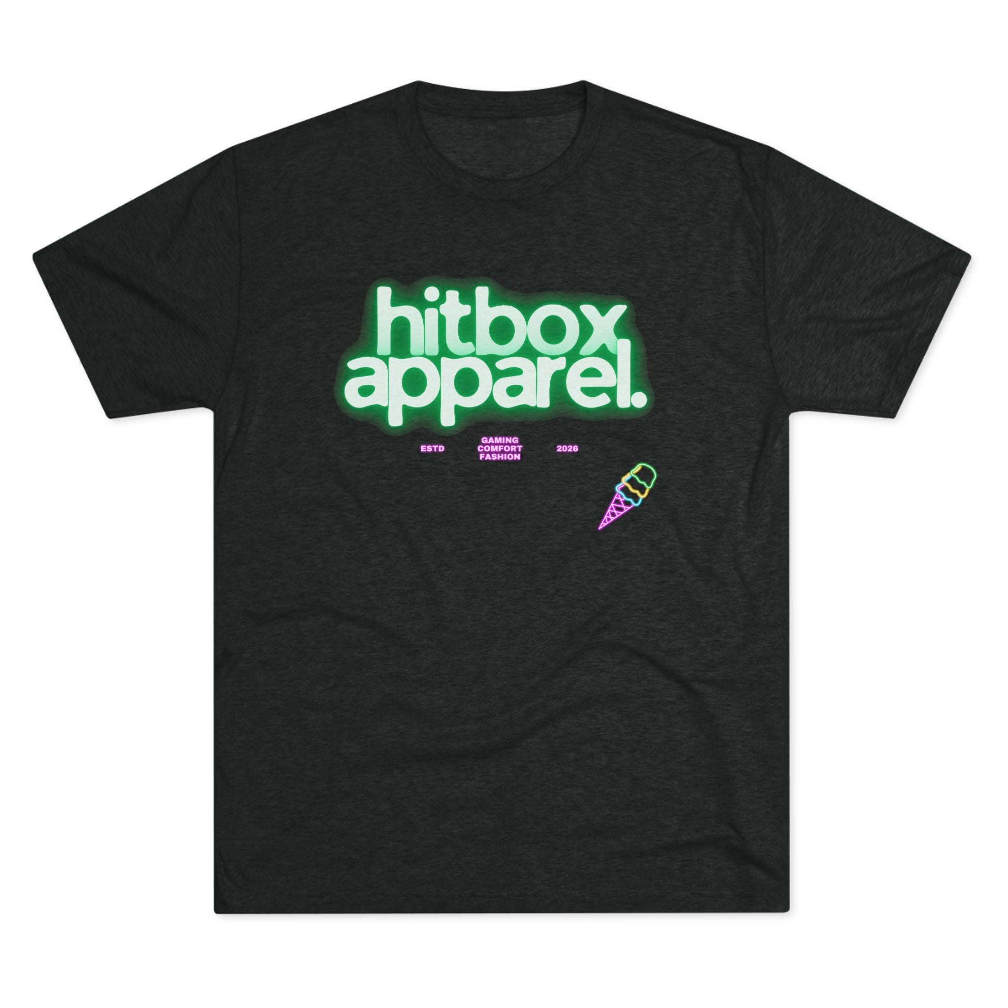NEON GREEN Hitbox Apparel Logo
