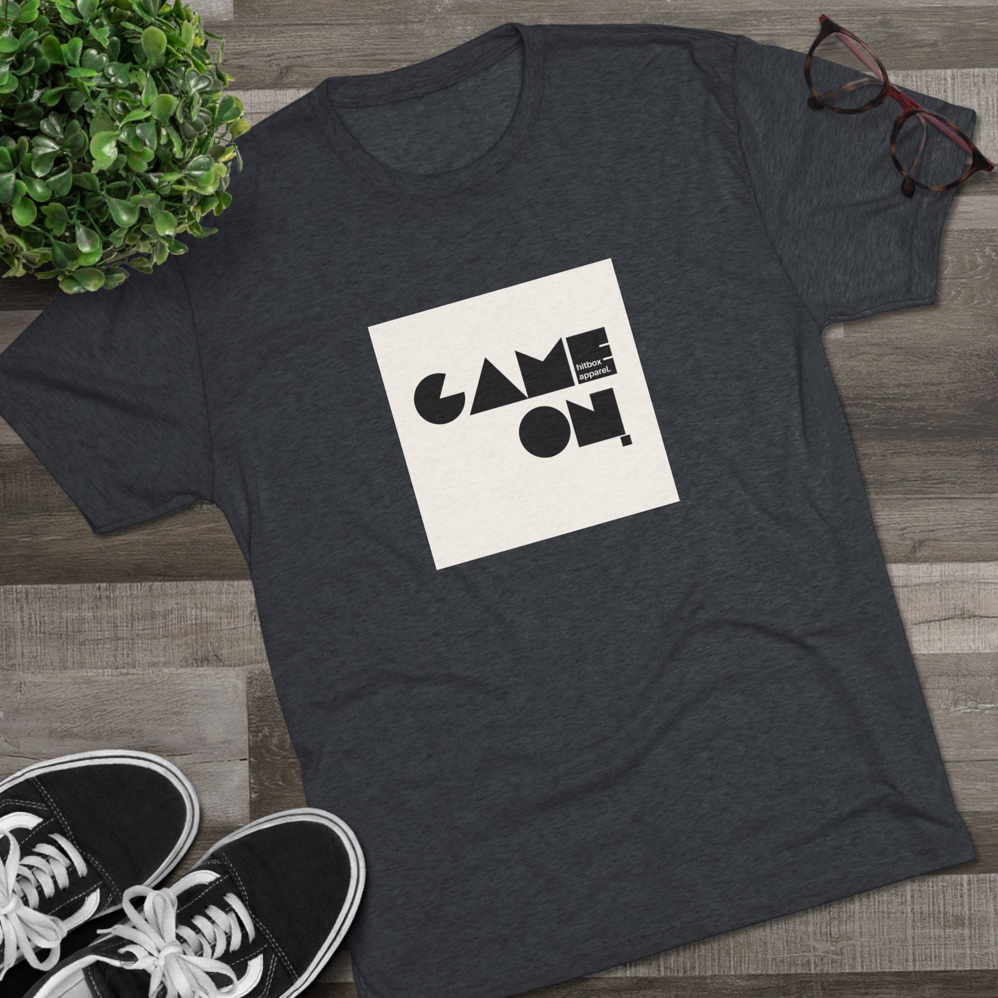 GAME ON | Black Text on Ivory
