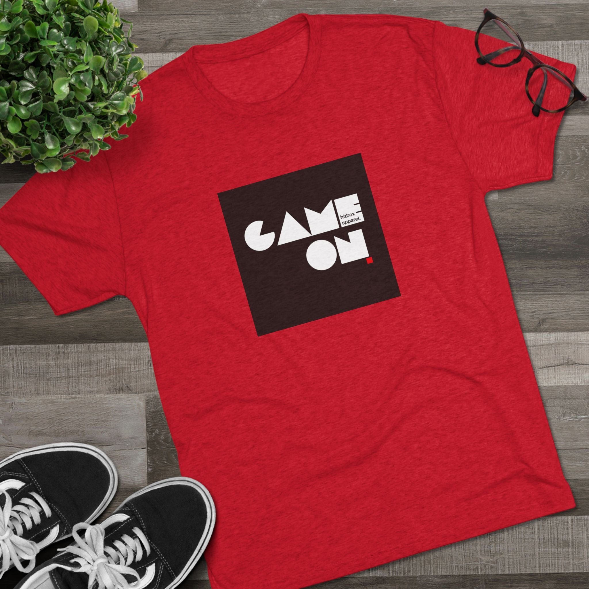 GAME ON | White Text on Black