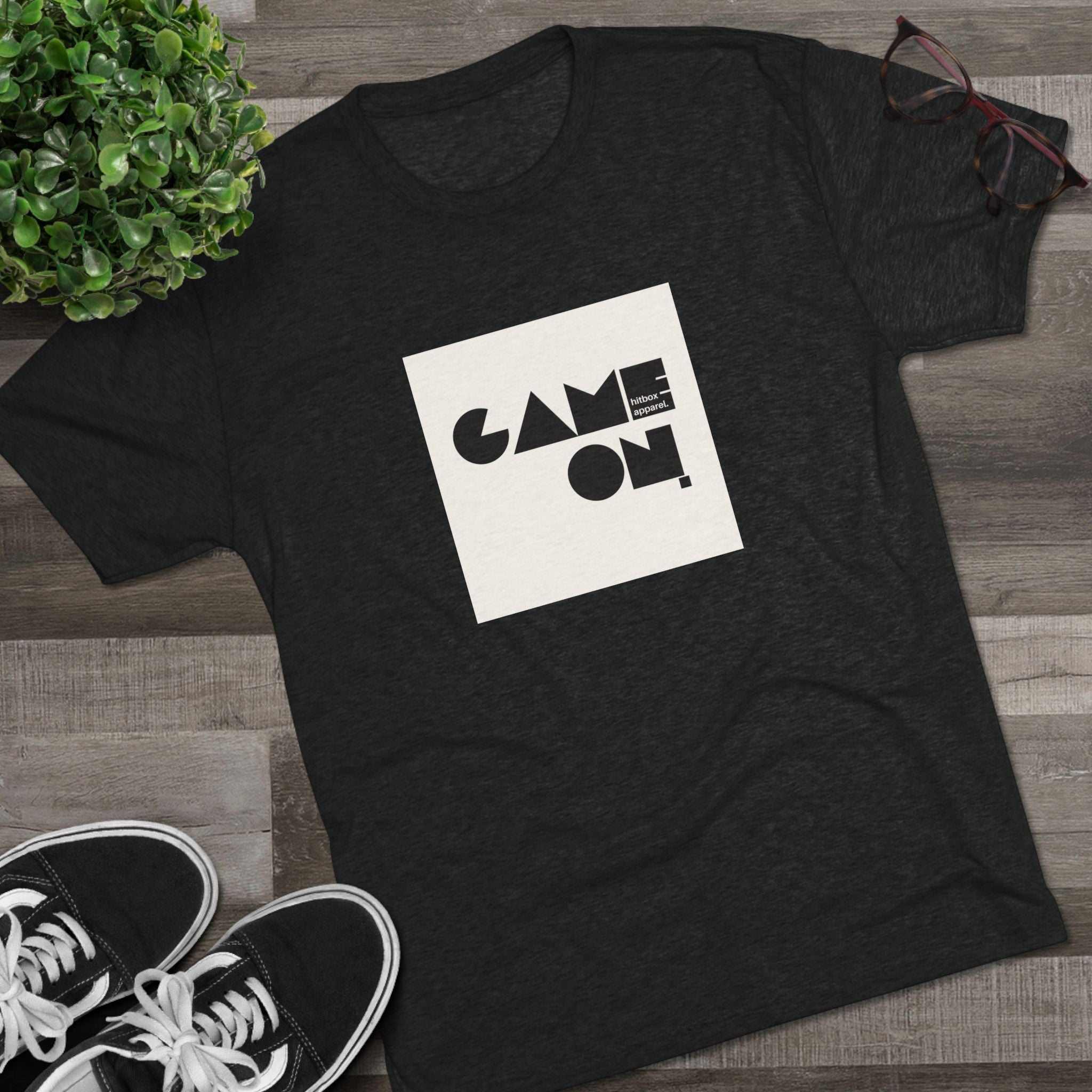 GAME ON | Black Text on Ivory