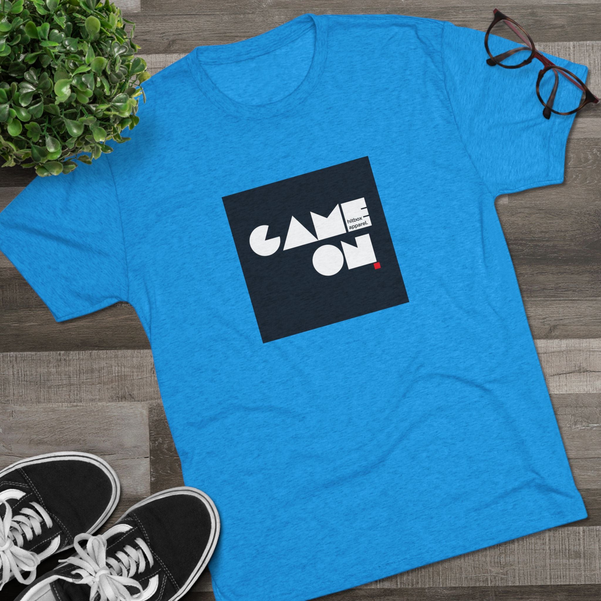 GAME ON | White Text on Black