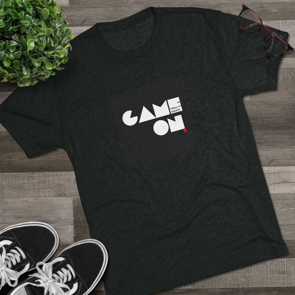 GAME ON | White Text on Black