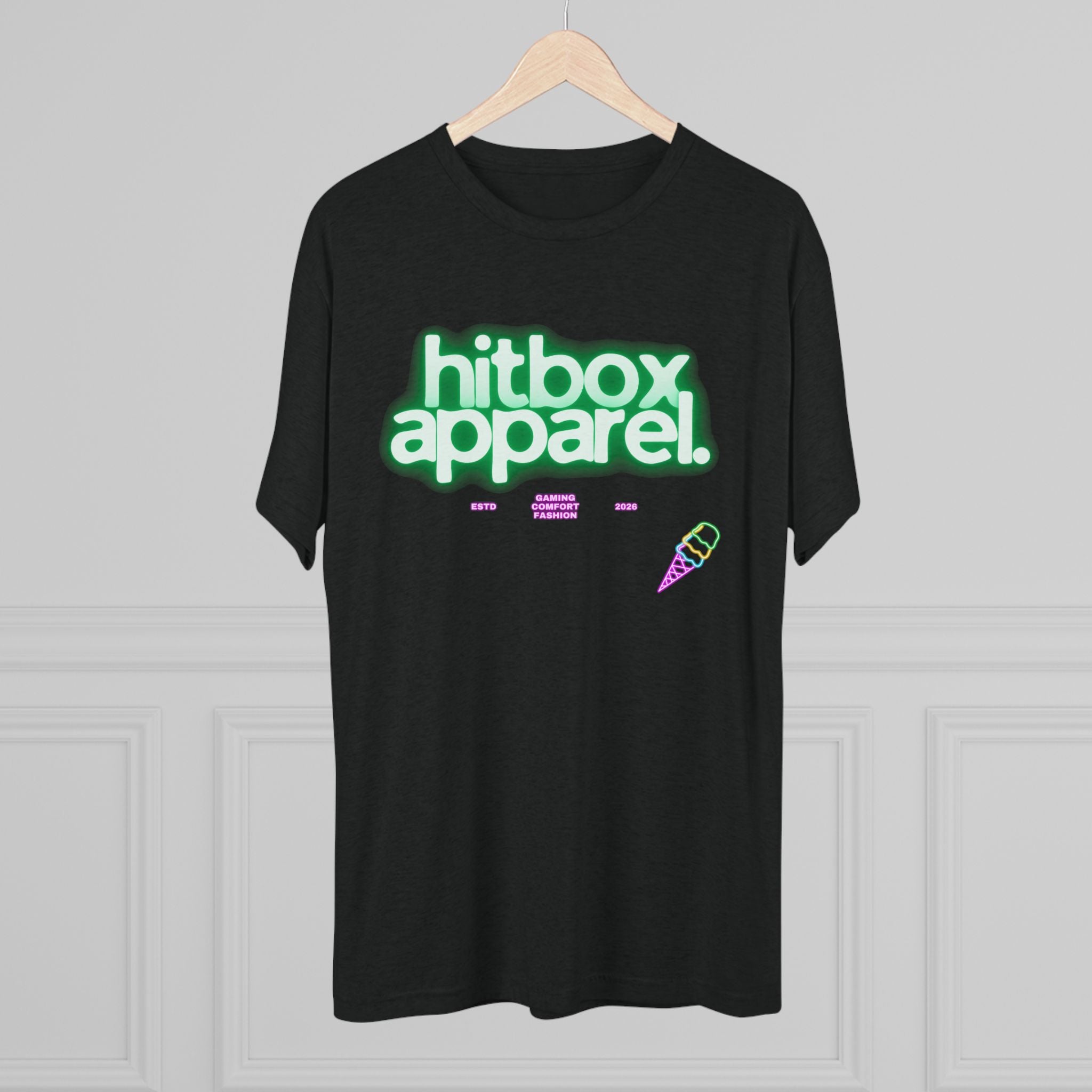 NEON GREEN Hitbox Apparel Logo