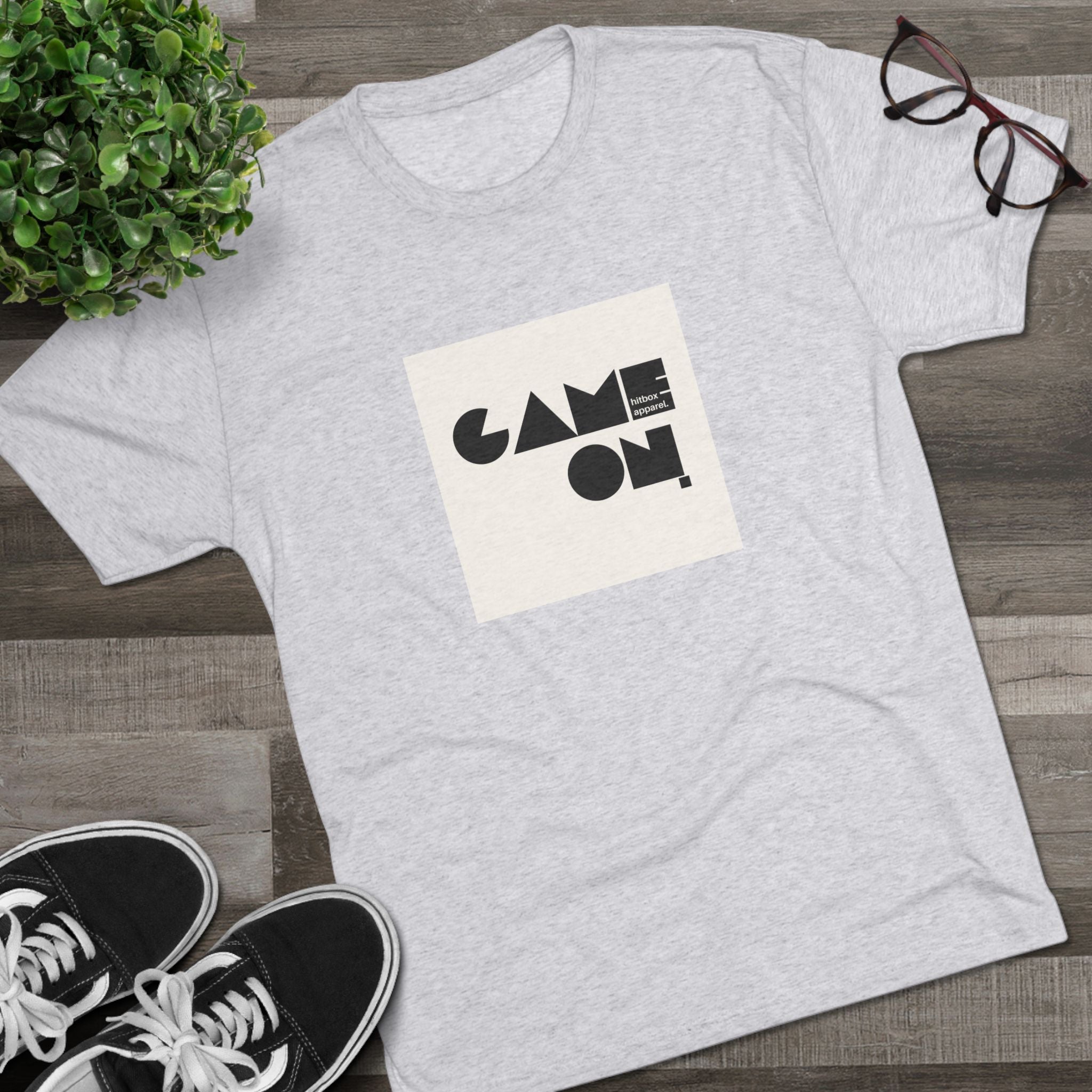 GAME ON | Black Text on Ivory