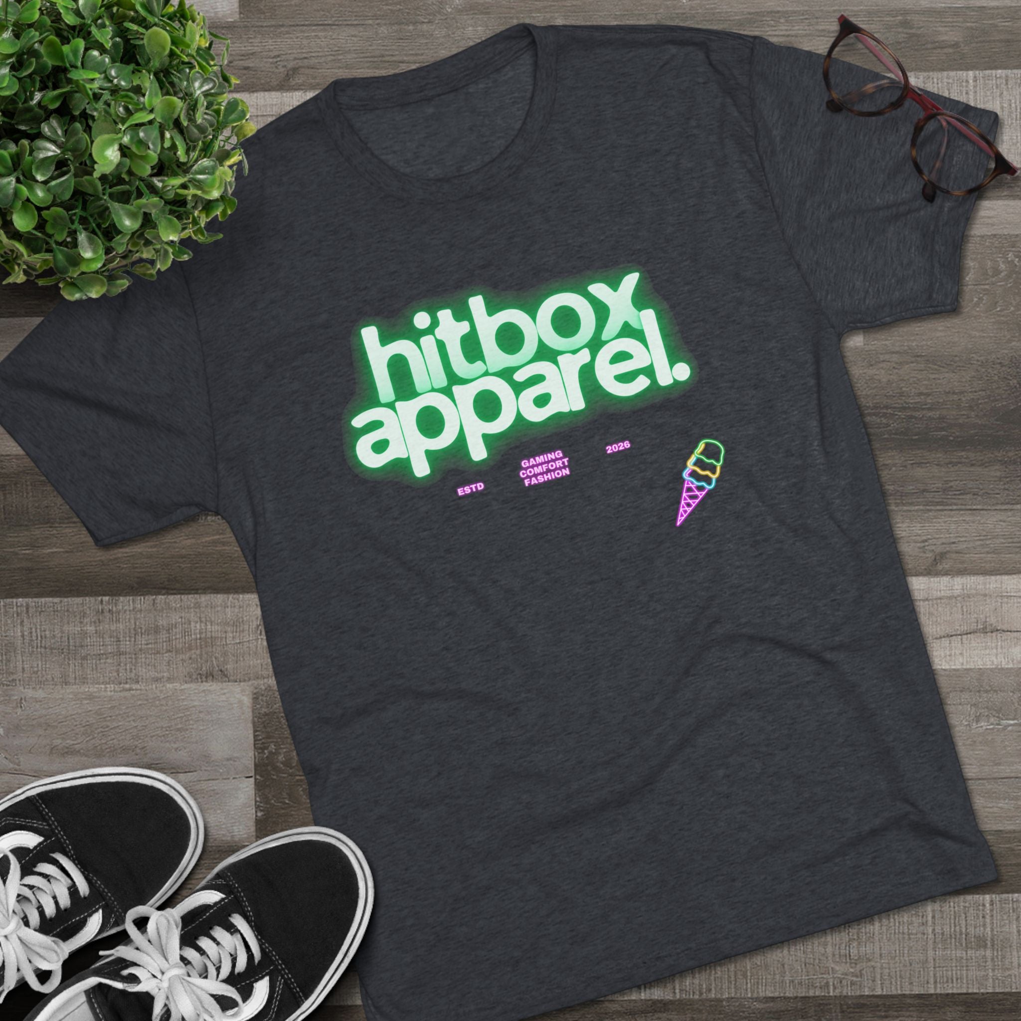 NEON GREEN Hitbox Apparel Logo