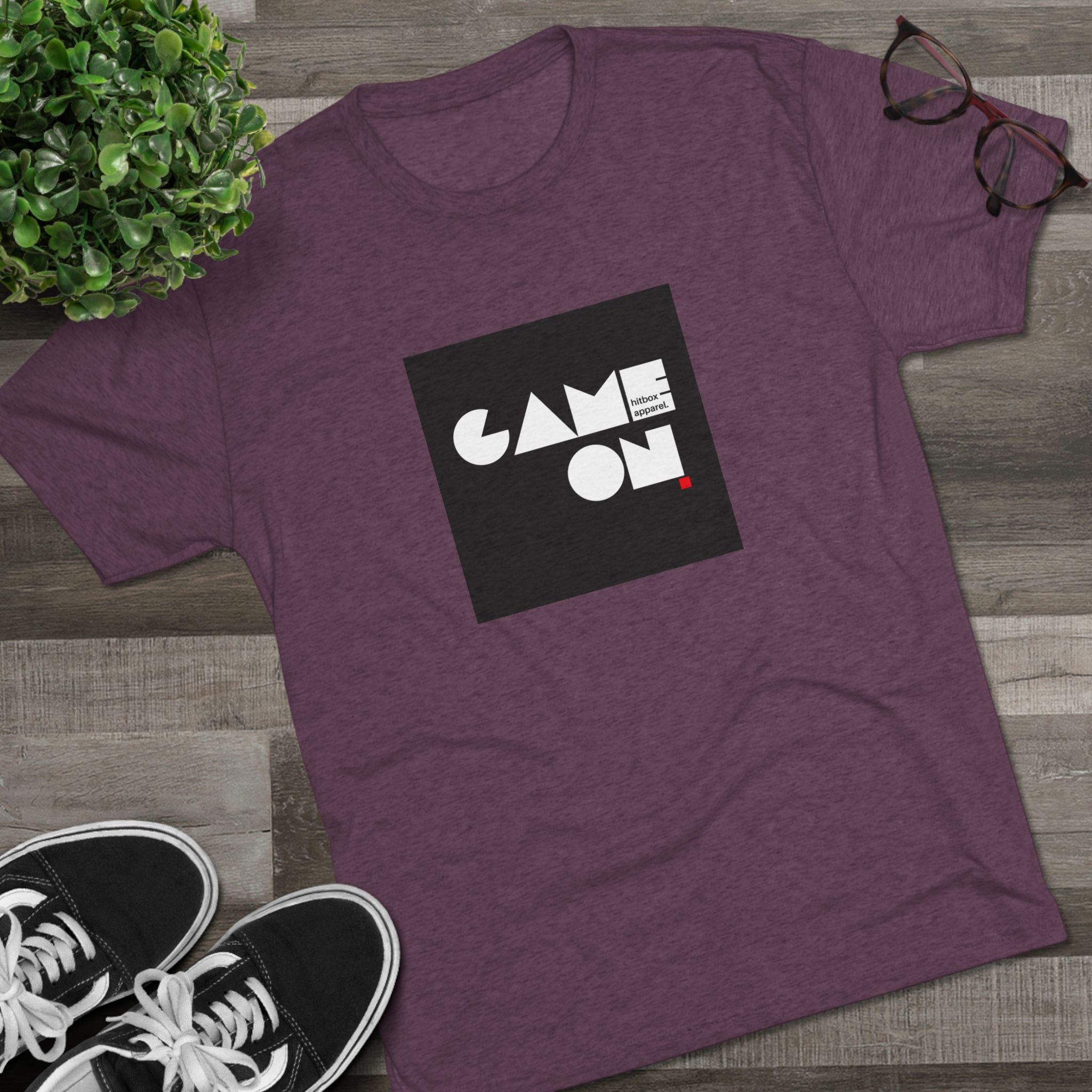 GAME ON | White Text on Black